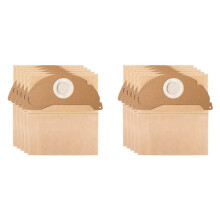 10x Bolsas de Filtro de Papel para Aspiradoras en Seco y Húmedo para 2 MV 2 2.200 2.550 WD2.250, 6.904-322.0, 69043220