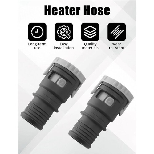 12PCS Heater Hose Connector for  Focus 2L 2012-2016,Escape  2.0L 2013-2016,EcoBoost 2013-2016,Replace 1495393