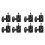 8PCS Light Stand Adapter Rapid Adapter Convert Multi Functional Adapter, Light Stand Tip Boom Arm Photography Accessory 1