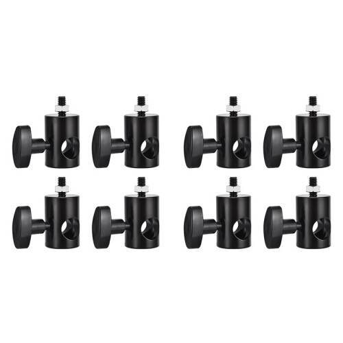 8PCS Light Stand Adapter Rapid Adapter Convert Multi Functional Adapter, Light Stand Tip Boom Arm Photography Accessory