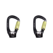 2X ROLLCLIP Z Pulley Screwlock Carabiner Triact-Lock Locking Climbing Carabiners for Outdoors Rock and Ice Climbing