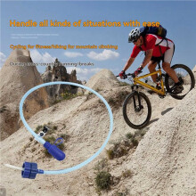 2X Water Bottle Drinking Tube with Doubles Adapter Hydration System Drink Tube for Cycling Trekking Fishing Boating