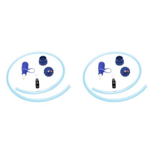 2X Water Bottle Drinking Tube with Doubles Adapter Hydration System Drink Tube for Cycling Trekking Fishing Boating