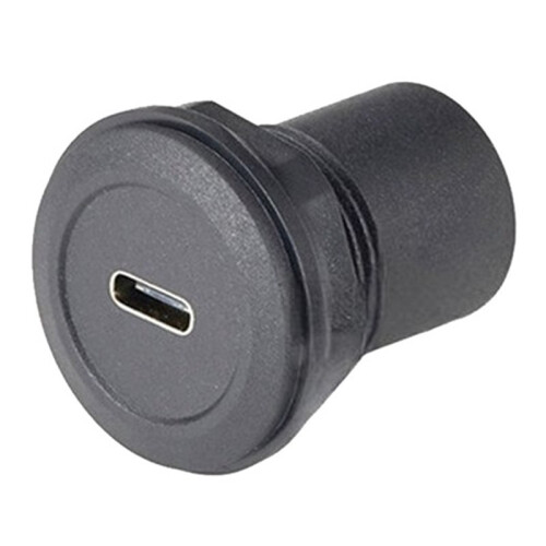 2X USB 3.1 Type-C Coupler 10Gbps PD100W Extender Panel Flush Mount Jack Socket Type-C Female to Female Converter 1