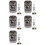 5X Chameleon V3.0 RFID  Chip Reader+25XUID Keychain  Card Emulator 125K 13.56M ID IC Tag Copyer NFC 1