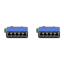 2X Industrial DIN-Rail Size 10/100M 5 Net Fast Ethernet