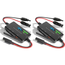 2X Controller di Carica Solare 12V 20A, Controller di Carica per Pannello Solare con Uscita Tipo-C e USB per Pannello Solare e Gel
