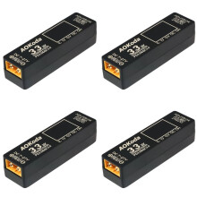 4X AOKoda Cargador de Batería Lipo XT60 A PD3.0 con Protección 33W para Smartphone Tablet PC Piezas de Modelos RC DIY