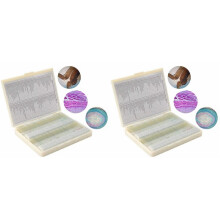 200PC Prepared Slices Microscope Slides Plants Animal Human Specimen Sample Section for Student Lab