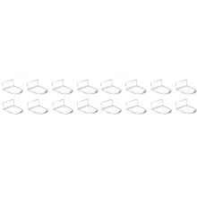 Lot 16 Petites Étagères D'Exposition en Acrylique 5 cm (2 Pouces) pour Figurines pour  ,Décoration Murale Flottante pour Figurines D'Action et