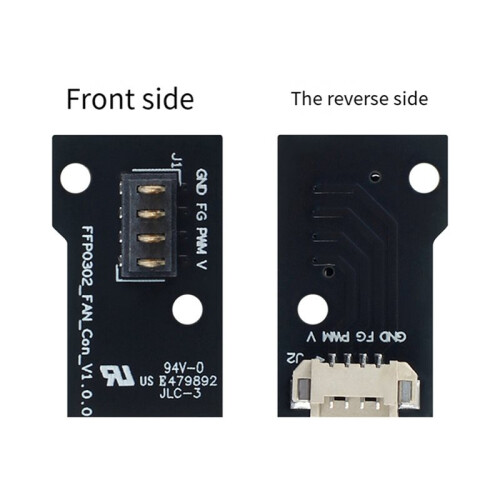 2X 3D Printer Accessories for AD5X Extrusion  Cooling Fan Adapter Board