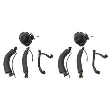 2X Crankcase Vent Valve with Crankcase Vent Hoses 11617531423 11617531423S1 for 1 Series E81