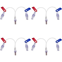 100pcs IV Extension Set,2-Way I-V Extension Set,I-V Tubing for Lab and Veterinary
