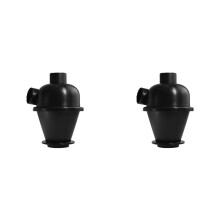 2X Filtro Ciclone (Ciclone para Aspirador de Pó) Coletor de Pó Ciclone Destacável com Filtro Separador Ciclone