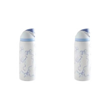 2X Stainless Steel Vacuum Flask Vacuum flask Leak Proof Thermal Mug Coffee Tumbler Drinkware for Office Travel Outdoor Gift