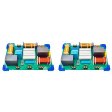 2X 1000W 3 Way Speaker Crossover PA-3804 Audio Frequency Divider Board Adjustable Tweeter Mid Woofer Network