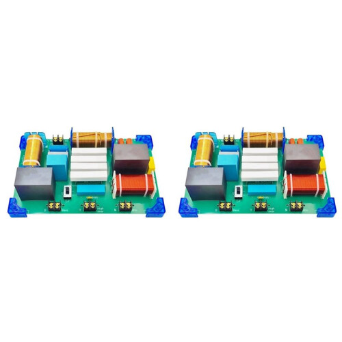 2X 1000W 3 Way Speaker Crossover PA-3804 Audio Frequency Divider Board Adjustable Tweeter Mid Woofer Network 1