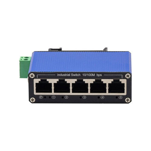 2X Industrial DIN-Rail  Size 10/100M 5  Net Fast Ethernet 1
