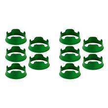 10-Pack Planting Grow Rings, Round Plant Support Rings Garden Protector & Edging, Deep Watering for Vegetables