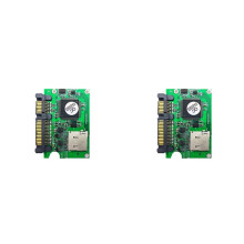 2X Micro- TF Card to Adapter Card TF Cards to Converter Expansion Card with Plastic Casing