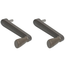 2X Umbrella Handle Replacement Crank Handle for Outdoor Patio, for Sunshade Courtyard Balcony Beach Table Umbrella
