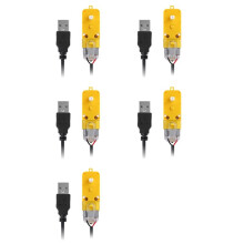 For Tuozhu 3D Printed Model Standard Parts TT Gear Motor DC5V59RPM Single-Axis (5 Piece)- for LA001