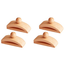 4X Quilt Hangers for Wall Display,Versatile Wooden Rug Hangers, Decorate with Blanket and Hangers