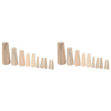 20pcs Marine Tapered Thru Hull Emergency Wood Plugs for Boat/Yacht,Drain Plug Parts