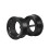 2X Bicycle Bottom Bracket Conversion Kit for BB 68/73mm Adaptor Bike Crankset Part Bicycle Five-Way Bottom Bracket 3