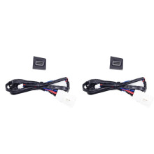 2X Car USB QC3.0 Fast Charger Socket Phone Charging Outlet Power Adapter for Magotan B6 2007-2011