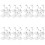 40pcs Clear Action Figure Stand,Display Holder Base Doll Model Figure Support Stand Doll Model Support Stand 1