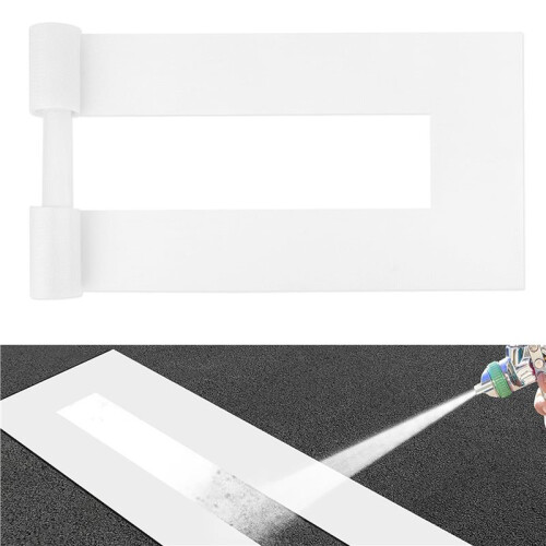 2X Estêncil de Linhas de Estacionamento de 4 X 88 Polegadas, Silicone Resistente com Fibra de Vidro, Reutilizável 2