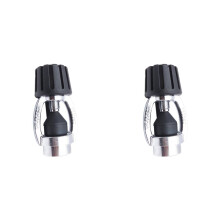 2X Scuba Diving Dive Din to Yoke Regulator Adaptor with Dust Caps Convertor Diving First Stage Adapter D2Y Adapter Part