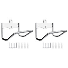 2X Support Mural en Acier Inoxydable pour Tuyau D'Arrosage - Rangement pour Tuyau D'Arrosage