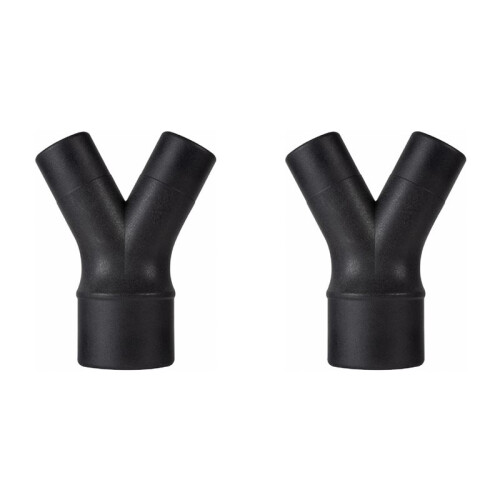 2X 70276 Adaptador Divisor de Mangueira para Coleta de Pó de 4 Polegadas para 2-1/2 Polegadas, Separador de Mangueira para Coleta de Pó em Oficinas