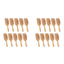 20 Pezzi di Spazzole per Capelli In Bambù per Natale, Spazzola per Capelli In Legno per il Ringraziamento, Setole per Massaggio del Cuoio Capelluto,