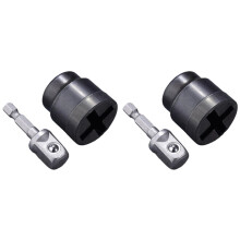 2X Auto Jack Power Socket Adapter for Scissor Jacks - Universal Drill Fit, for RV, Trailer, Car Maintenance