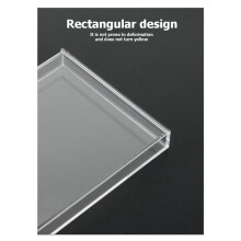 2X Universal Wall Display Box for CDs Transparent Storage Cabinet for Books Record and So Acrylic Display Stand