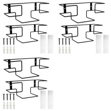 6pcs Metal Glove Holder Gloves Box Rack Wall Mount Dispenser for Laboratory,Healthcare, Hospital, Restaurants