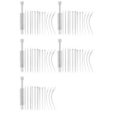 5X Piercing Tapered Grabbing Tool for 14G 16G 18G 20G Stainless Steel Flat Back Earring Applicator Tool