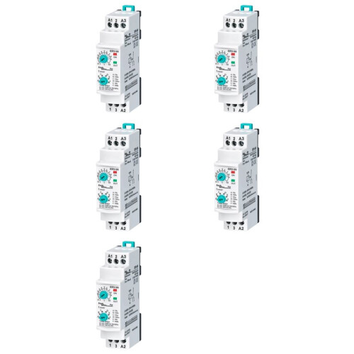 5X ERV-08  Delay  Relay Electronic Adjustable (0,1Sec.-100 Hours)for All Areas Requiring  Control