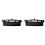 2X Dashboard Clocks Frame Compass Face Cover for  Prado LC120 Prado 2003-2009 Digital Clock Display Panel Frame 1