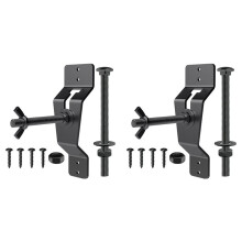 2X Stainless Steel Spare Wheel Tire Rack Mount Holder for Trailers Garages Wall-Mounted