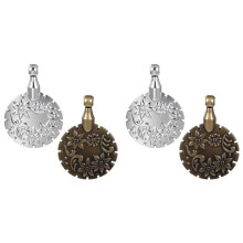 4PCS Antique Yarn Cutter Pendant for Crochet, Quilting & Knitting - Essential Sewing Accessories
