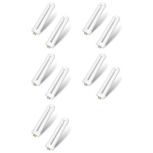 Bug Zapper Light Bulb Replacement for 15W Bug Zapper with 4-Pin Base,15W-BL U Shaped Twin Tube Bulb for T6 Lamp,10 Pack