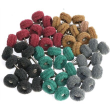 200PCS Abrasive Buffing Grinding Wheel Set for Rotary Tool,Scouring Pad Brush Grinding Kit,Deburring Metal Polishing