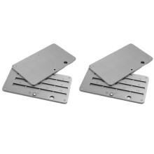 2X Crypto Seed Phrase Storage, Stainless Steel Bitcoin Seed Plates Seed Phrase Backup Cold Storage
