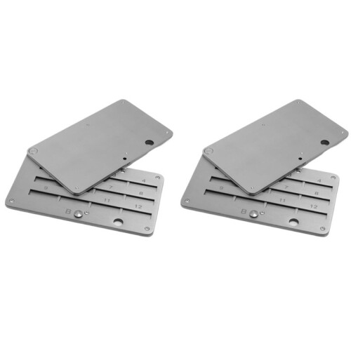 2X Crypto Seed Phrase Storage, Stainless Steel Bitcoin Seed Plates Seed Phrase Backup Cold Storage