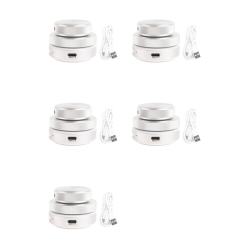 5X Volume Control Knob 2.4G  USB C Wired Multimedia Controller Knob with RGB Light for Phone Tablet PC