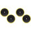 6 Inch Buffer Polishing Pads 4 Pack EVA Foam Backing Plates for Cordless Buffer for Polisher Machines 1